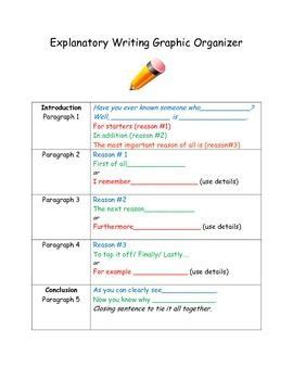 Explanatory Prompt Graphic Organizer In 2024 Explanatory Writing Explanatory Writing Graphic Organizer - Explanatory Writing Graphic Organizer
