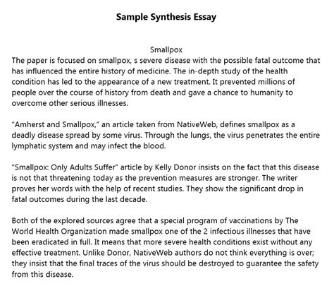 Download Explanatory Synthesis Example Paper 