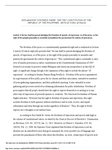 Full Download Explanatory Synthesis Example Paper 