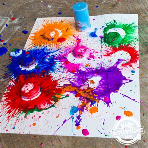 Exploding Paint Science Art Project For Kids Preschool Science Art Preschool - Science Art Preschool