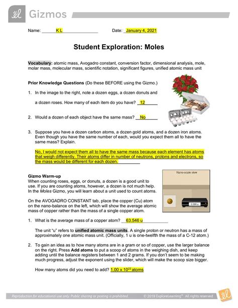 Explore Learning Gizmo Answer Ionic Bonds