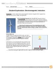 Read Explore Learning Gizmo Answer Key Electromagnetic Induction 