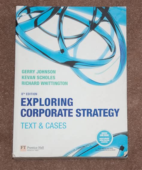 Exploring Corporate Strategy Text And Cases