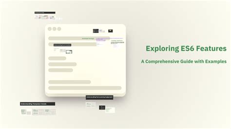 Exploring Es6