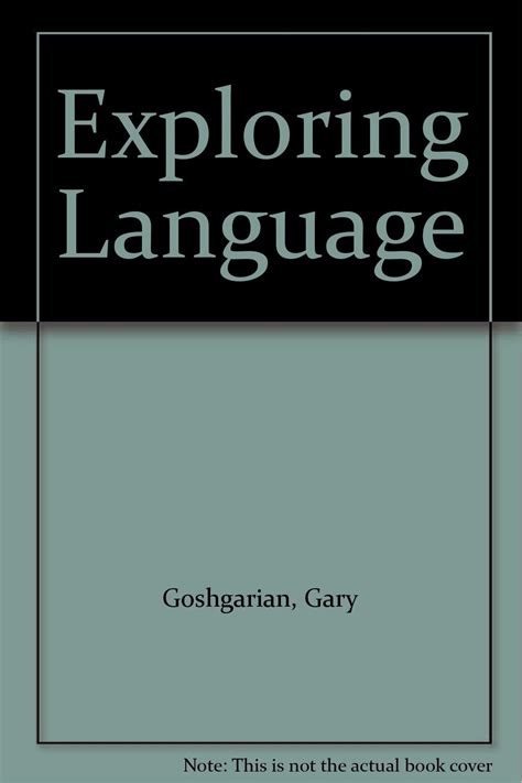 Exploring Language Goshgarian