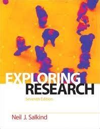 Exploring Research Salkind 7th Edition