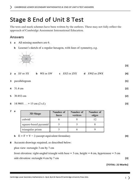 Exploring Science 8 End Of Unit Test 8i Bing