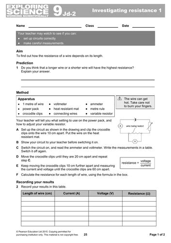 Exploring Science 9 9j End Unit Test Bing Just Pdf