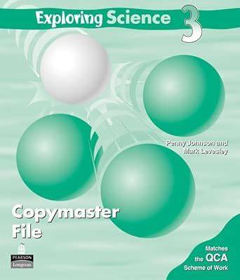 Exploring Science Copymaster File 3 Pearson Education