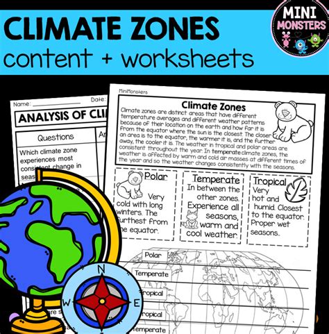 Exploring World Climate Zones Worksheet Climate Zones Worksheet Middle School - Climate Zones Worksheet Middle School