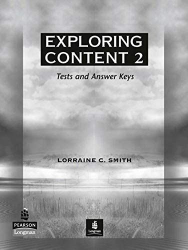 Read Exploring Content 2 Tests And Answer Keys 