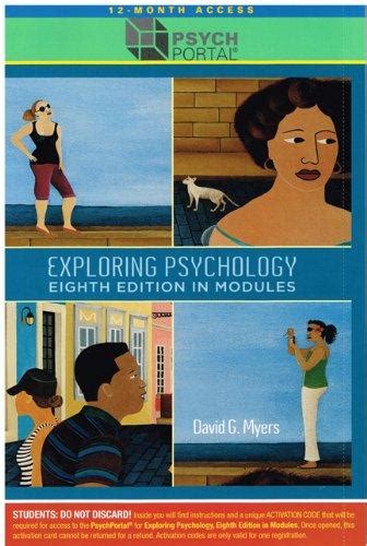 Full Download Exploring Psychology 8Th Edition Portal 