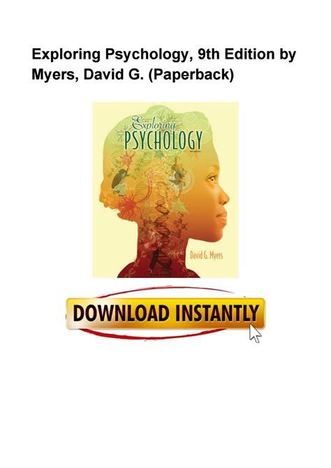 Read Exploring Psychology 9Th Edition 