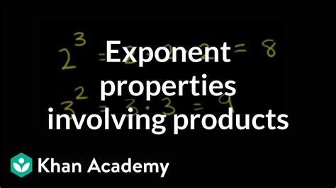 Exponent Properties Review Article Khan Academy Exponents Worksheets 8th Grade - Exponents Worksheets 8th Grade