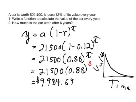 Exponential Growth Decay Word Problems