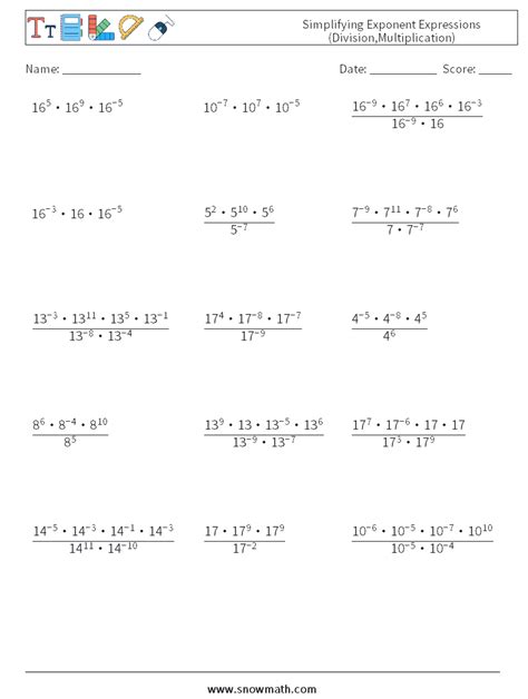 Exponents 8211 Drills 8211 Nyc Stem Club Math Drills Exponents - Math Drills Exponents