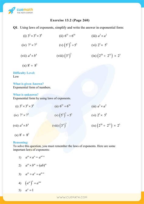 Exponents And Powers Class 7 Chapter 13 Notes 7th Grade Exponents - 7th Grade Exponents