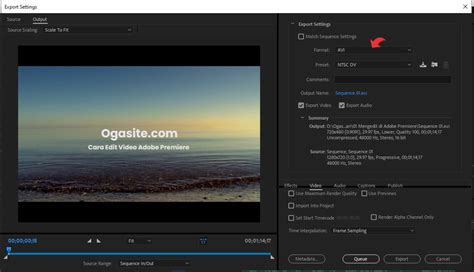 export adobe premiere with filters