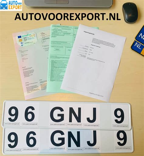 export documenten auto