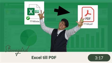 exportera pdf till excel