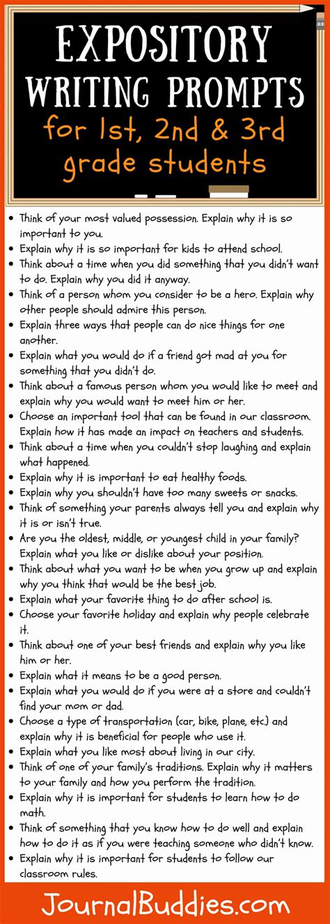 Expository Writing Prompts For 3rd Grade 43 Great Third Grade Expository Writing Prompts - Third Grade Expository Writing Prompts