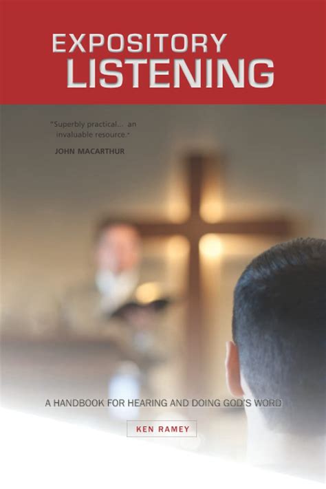 Read Expository Listening A Practical Handbook For Hearing And Doing Gods Word 