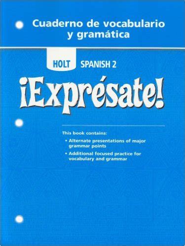 Expresate Spanish 2 Cuaderno De Vocabulario Y Gramática Vocabulario 2 Worksheet Answers - Vocabulario 2 Worksheet Answers
