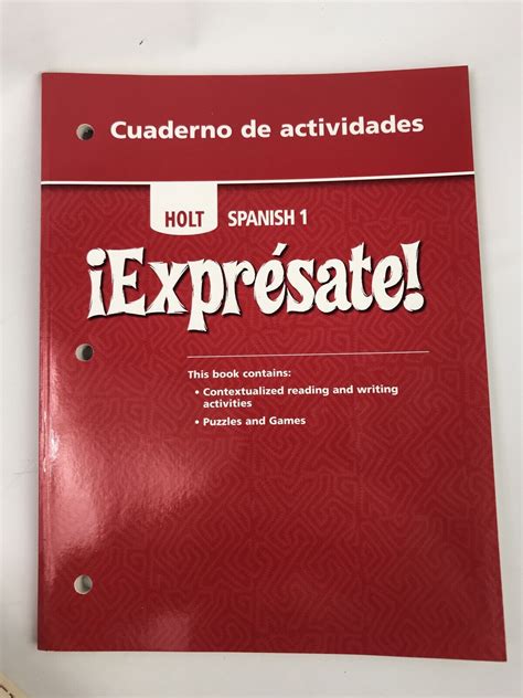 Download Expresate Spanish 1 Cuaderno Teacher Edition 