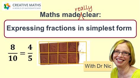 Expressing Fractions In Simplest Form Youtube Expressing Fractions In Simplest Form - Expressing Fractions In Simplest Form