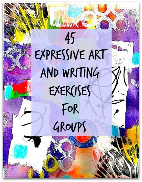 Expressive Art And Writing For Groups The Art Expressions Writing - Expressions Writing