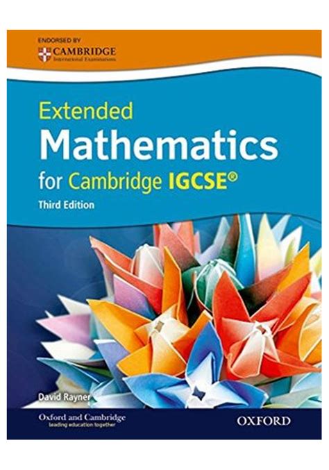 Read Online Extended Mathematics For Cambridge Igcse Third Edition 