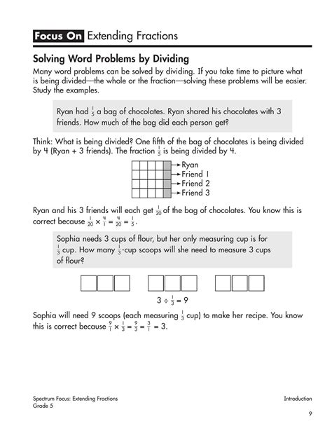 extending fractions grade 5
