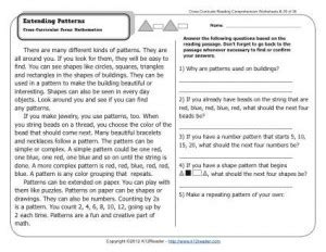 Extending Patterns 2nd Grade Reading Comprehension Worksheets Patterns 2nd Grade Worksheet - Patterns 2nd Grade Worksheet