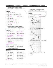 extending perimeter circumference and cumulative test