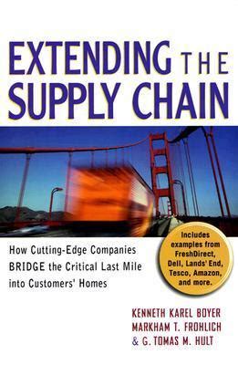 Read Online Extending The Supply Chain How Cutting Edge 