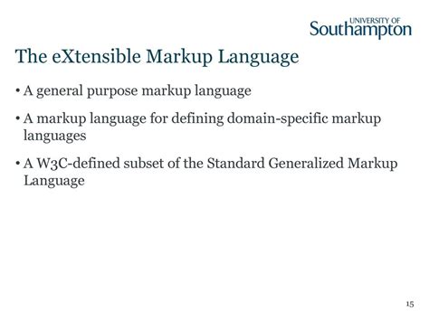 extensible markup language features of biography