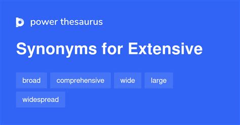 Extensive Synonym