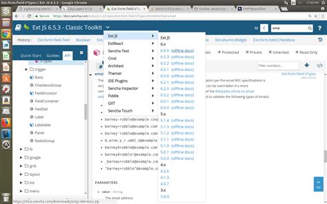 Read Online Extjs Documentation 34 
