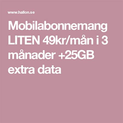 extra data hallon