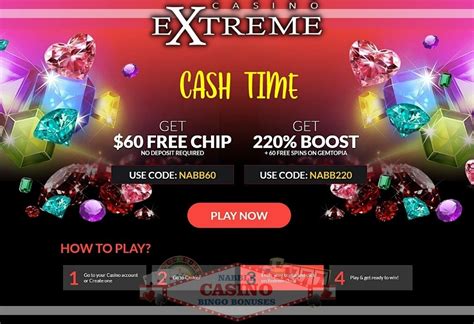 extreme casino redeem code