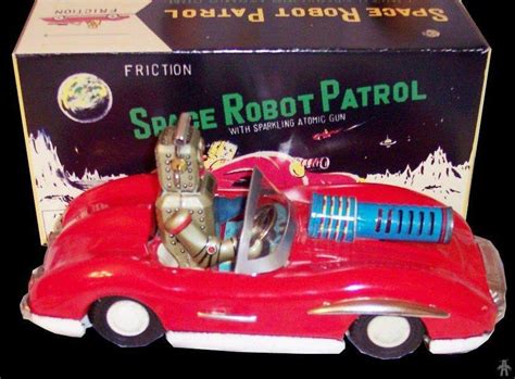 extremely nice! AT C friction Space patrol ROBOT Acrobat toy w …