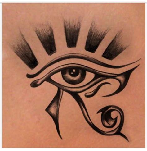 eye of horus and ra tattoo
