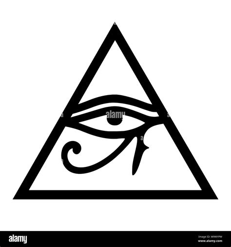 eye of horus in triangle