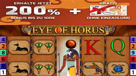 eye of horus online spielen deutschen Casino
