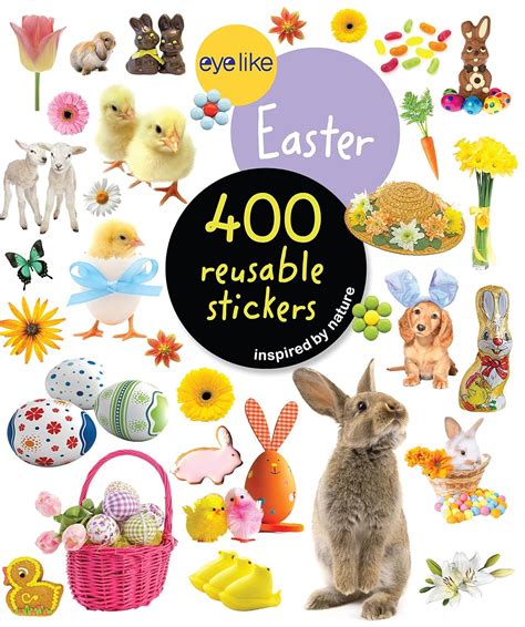 eyelike easter reusable stickers