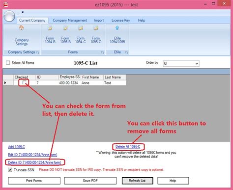 ez1095 ACA Form Software How to import 1095C Data from Spreadsheet