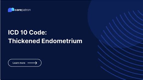 förtjockat endometrium icd