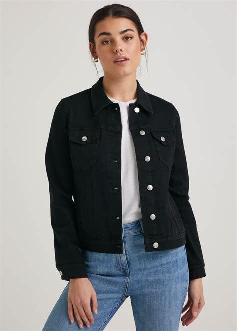 f f black denim jacket vnlw france