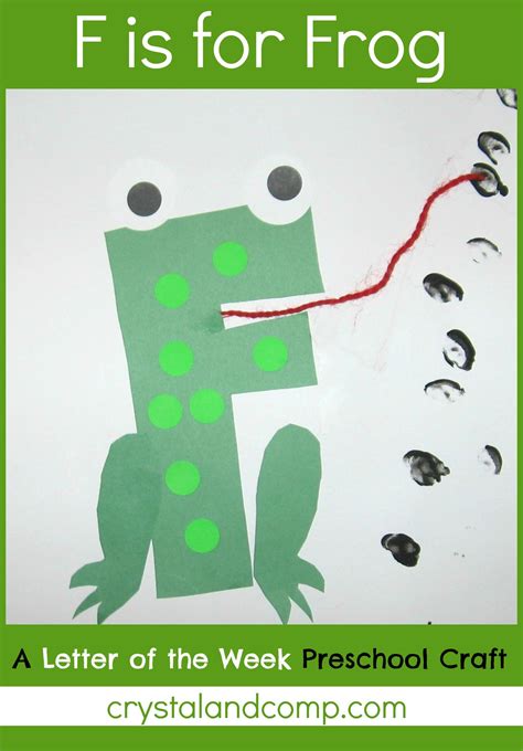 F Is For Frog Craft With Printable Letter F Is For Frog Coloring Page - F Is For Frog Coloring Page