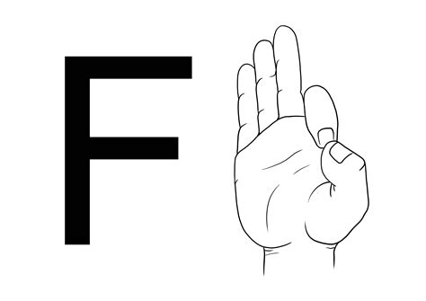 F Sign Language